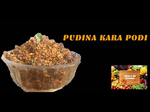 Pudina Kara Podi - Mint Spice Powder Recipe