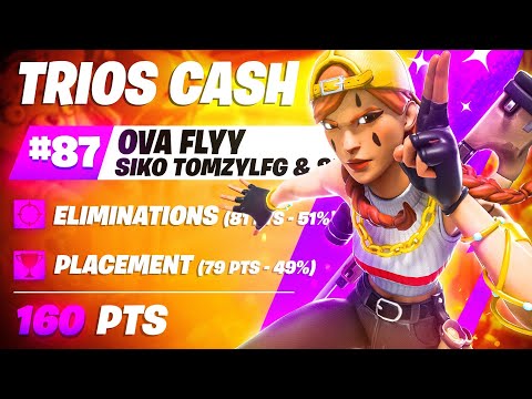 THIS IS HOW I MADE 50 KILLS IN THE FORTNITE TRIO CASH CUP!😈 (w/siko tomzy & suprise)