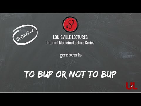 Opiate Use Disorder in the Inpatient Setting: To Bup or Not to Bup with Dr. Bishop