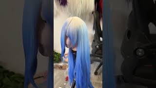 Do you like?#cosplay #howtostylenaturalhair #wig #hairstyle #fypシ゚viral #hair #howtostylecurlyhair