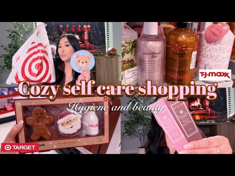 Let’s go self care + beauty shopping 🎀🤎 (hygiene products, holiday scrubs, beauty + haul at the end)