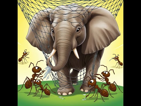 The Kind Elephant and the Tiny Ant#learnenglish #learnengishthroughstory #learningenglishstory