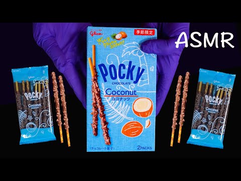 ASMR - Pocky Crunchy Coconut Chocolate  to SandWich