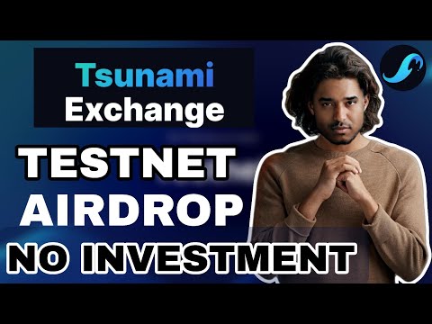 Testnet 2.0 and huge airdrop on Tsunami Exchange | No Investment | Full Guide In Hindi