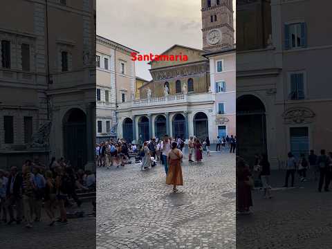 Santamaria in piazza #shorts #shortsfeed #trending #viral #youtubeshorts #italy #roma