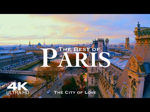 [4K] Best of PARIS 2024 🇫🇷 2 Hour Drone Aerial Relaxation Film UHD | FRANCE