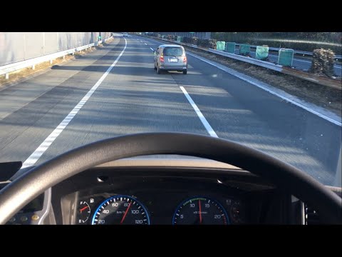 自動運転できるレベルじゃない！【三菱ふそう】スーパーグレートの追従オートクルーズの現実！詳細は説明欄にて↓