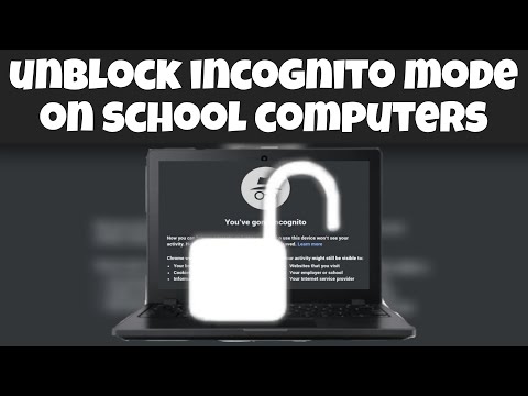 How To UNBLOCK INCOGNITO Mode On SCHOOL Chromebooks! *WORKING*