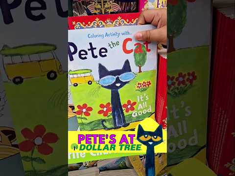 PETE THE CAT #dollartree #petethecat #earlylearning #childcare #preschool #reading #primevideo #prek