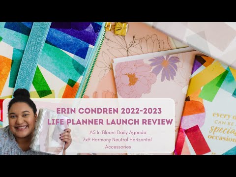 *NEW* Erin Condren 2022-2023 Life Planner Launch Review