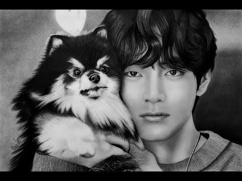 Drawing ♥ Taehyung & Yeontan ♥ BTS (방탄소년단) ♥ Kpop