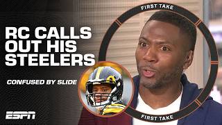 RC CALLS OUT his Steelers & Russell Wilson 🗣️ 'WHAT THE HELL IS GOING ON?' | First Take