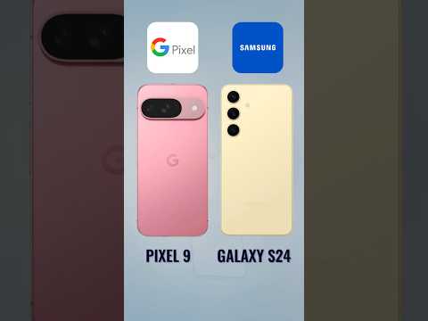 Pixel 9 Vs Galaxy S24 Shorts Comparison #smartphone #tech #mobilephone #pixel9 #samsung