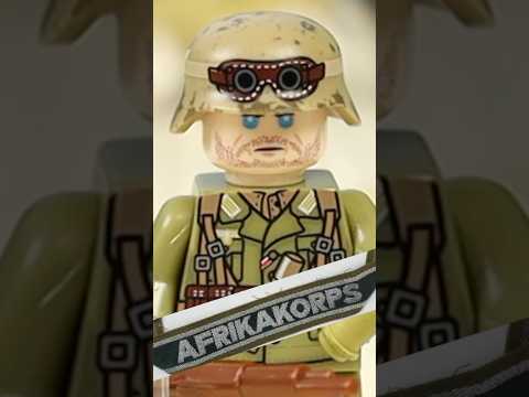 New WW2 German Africa Corp soldier #shorts #legoww2