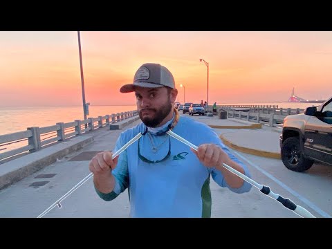 We Broke a $500 Rod Grouper Fishing The Skyway Fishing Pier