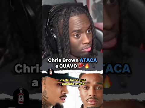 😨Chris Brown le TIRA a Quavo