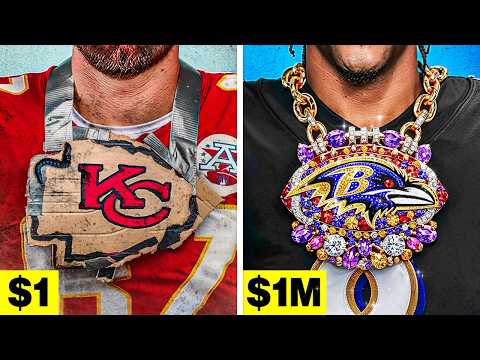 $1 VS $1,000,000 Chains NFL Players Own