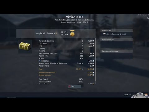 War Thunder a5c grinding