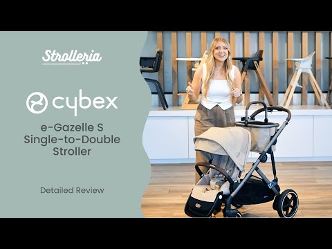 Cybex e-Gazelle S Electric Stroller | Single-to-Double