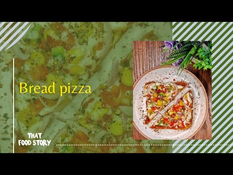 Bread Pizza | Easy pizza recipe | 5 min quick snack recipe | Easy evening snack recipe