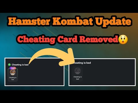 Hamster Kombat Cheating is Bad Card Unlocked | How to Remove Cheating is Bad Card!