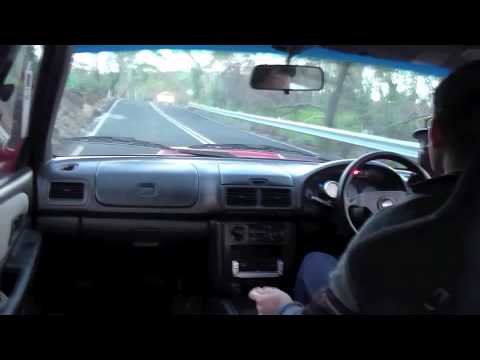 Winding roads drive: WRX GC8 with PPG straight-cut gearset 1-4