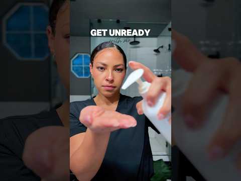 Get UNready with me ASMR #asmr #asmrsound #skincareasmr #getunready #asmrsounds