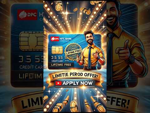 HDFC Bank Millennia Credit Card Lifetime Free | #ytshorts