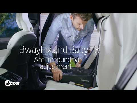 Maxi-Cosi l 3wayFix & BabyFix ISOFIX bases l How to adjust the anti-rebound bar