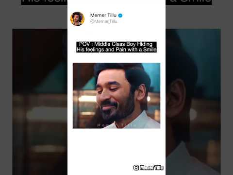 Smile🥲|| #viral #shortsvideo #telugushortmovies  #relatable #middleclassboy #pain #smile #dhanush