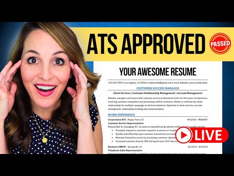 🔴 LIMITED-TIME SUMMER 2024 JOB SEARCH BOOTCAMP - Create The PERFECT ATS-Friendly Resume