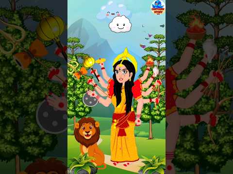 Bijoya Dashami Status | Maa Dugra | Durga Puja | Bangla Cartoon Golpo | #shorts #cartoon #durgapuja