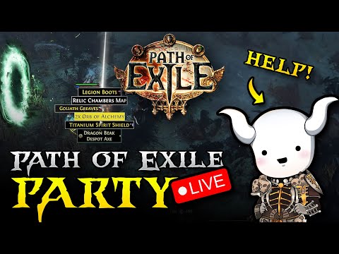 [LIVE] Chat plays Path of Exile - Saturday Maps Party