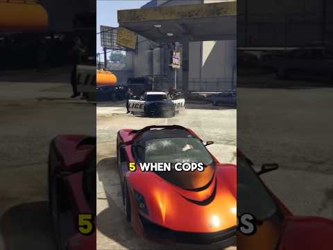 What happens when cops chase you and you enter Pay"n"Spray #gta #grandthefauto #gaming #videogame