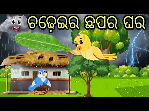 ଚଢ଼େଇର ଛପର ଘର | Chadheira Chhapara Ghara | Tiki Chadhei | Odia Gapa | Chadhei Gapa