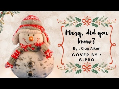 Mary Did You Know (by Clay Aiken) cover by S Pro | #merrychristmas #christmascarols #marydidyouknow