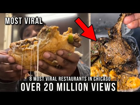 Chicago - 8 Most Viral Restaurants in 2024 | Over 20 Million Views