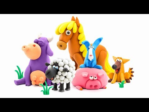 Hey Clay Animals - How to model Clay Animals 🐖 DIY App for Kids