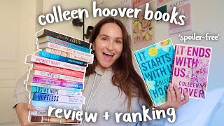 RANKING ALL COLLEEN HOOVER BOOKS *including It Starts With Us* reviews + spoiler free plot summary