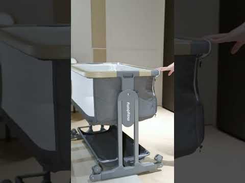 Cradle, bedside crib & bassinet | Retractable wheels                             #newborn ##bassinet