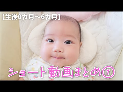 ショート動画まとめ①【生後0カ月～6カ月】