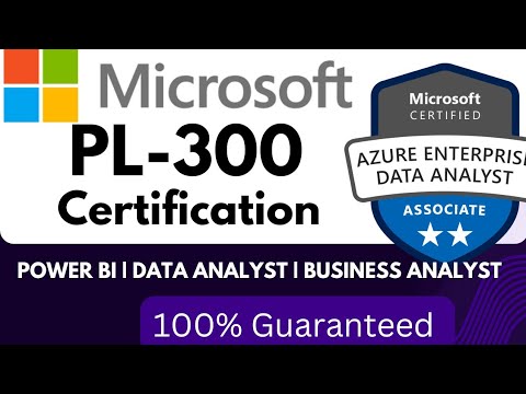 Microsoft Best Certification PL-300 In 2005 |  Microsoft Certification Exam ! Power BI Data Analyst