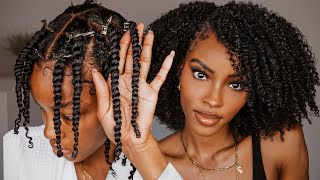 Perfect Twist Out for Natural Hair, 2-Strand vs. 3-Strand Technique