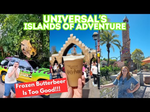 Universal Islands Of Adventure Vlog - Meeting the Raptors Is The BEST!!!