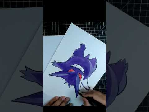 Gengar Pokemon Drawing #gengar #pokemon #drawing #animeart #art #pokémon #dibujo