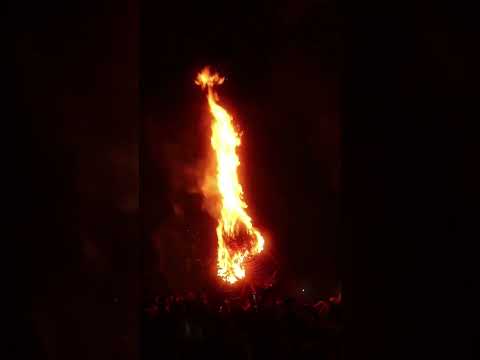 【日本三大火祭り】鬼夜（おによ）　千六百年前より受け継がれる鬼退治の神事　大善寺玉垂宮（だいぜんじたまたれぐう）　福岡県久留米市（２０２４年０１月０７日）