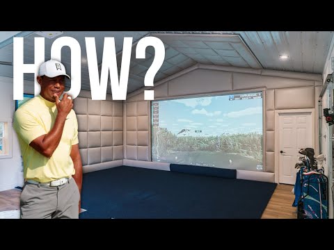 How ANYONE Can Build Professional Looking Wall Panels for Your Home Golf Simulator