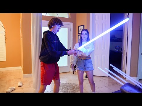 She Gave Me Her Lightsaber!