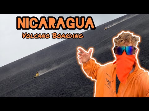 Volcano Boarding Cerro Negro in Nicaragua!