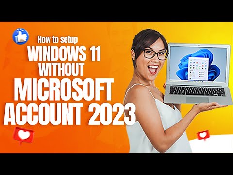 How to setup Windows 11 Without Microsoft Account 2023.#windows 11 bypass Microsoft account